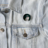 Funny Owl Slogan (Aanpassen) Ronde Button 3,2 Cm (In situ)