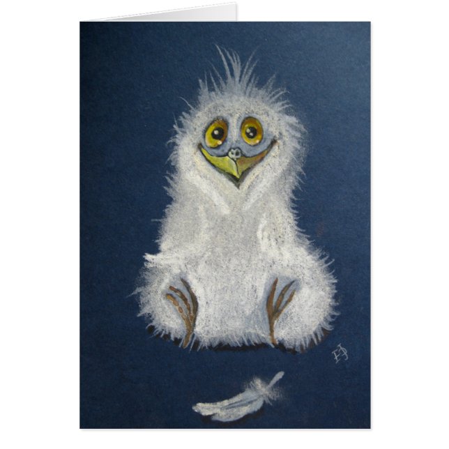 Funny owlet - baby vogel (Voorkant)