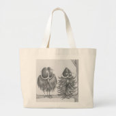 Funny Owls Grote Tote Bag (Voorkant)