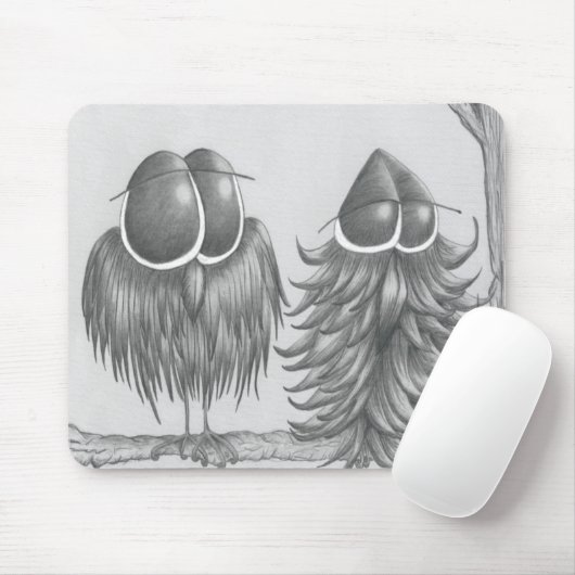 Funny Owls Muismat (Met muis)