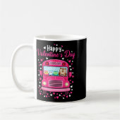 Funny owls school bus driver happy valentines day koffiemok (Links)