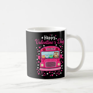 Funny owls school bus driver happy valentines day koffiemok
