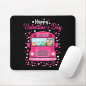 Funny Owls School Bus Driver Happy Valentines Day  Muismat (Met muis)
