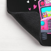 Funny Owls School Bus Driver Happy Valentines Day  Muismat (Hoek)