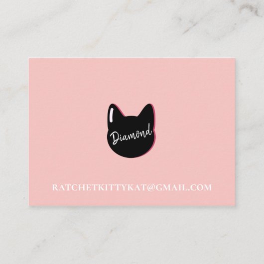 Funny P Appointment | Keukenkat Afsprakenkaartje (Achterkant)