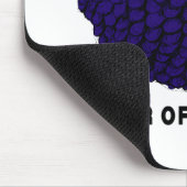 Funny Paars Ram Chinees Jaar Zodiac Mousepad Muismat (Hoek)