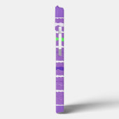 Funny Paarse Mustache Case-Mate iPhone Case (Achterkant / Links)