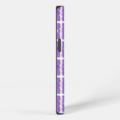 Funny Paarse Mustache iPhone Hoesje (Rechterkant)