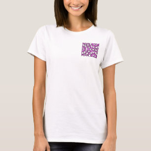 Funny Paarse Pain Emoticons T-shirt