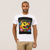 Funny Pac-Man T-Shirt – Retro Arcade Gaming Tee (Voorkant volledig)