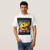 Funny Pac-Man T-Shirt – Retro Arcade Gaming Tee (Voorkant volledig)