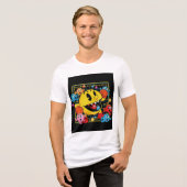 Funny Pac-Man T-Shirt – Retro Arcade Gaming Tee (Voorkant volledig)