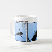 Funny Pack Your Own Chute Stickman Mok - 120 (Voorkant links)