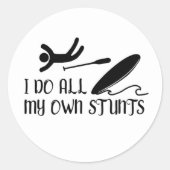 Funny Paddle Board Stickers (Voorkant)