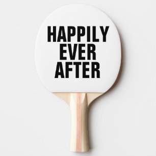 Funny Paddle Wedding Gift Tafeltennisbatje
