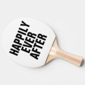 Funny Paddle Wedding Gift Tafeltennisbatje (Zijkant)