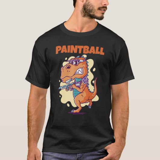 Funny Paintball_1 T-shirt (Voorkant)