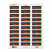 Funny Painted Rocks Return Label (Full Sheet)