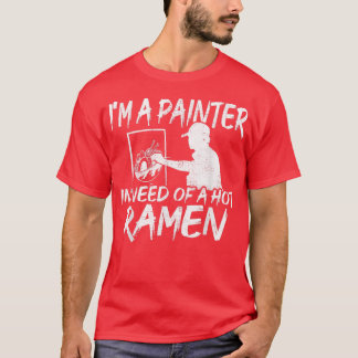 Funny Painter in nood aan ramen - Ramen T-shirt