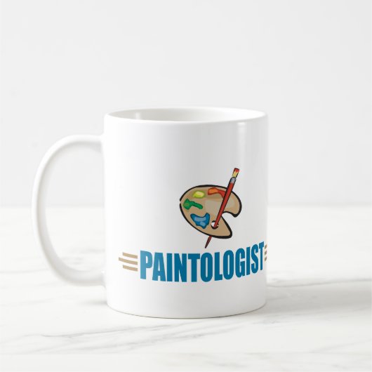 Funny Painter Koffiemok (Links)