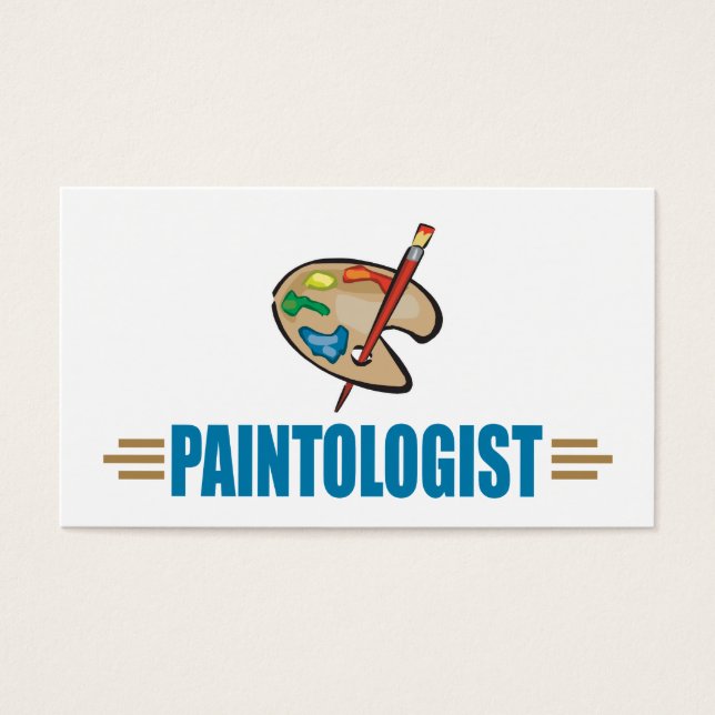 Funny Painter Visitekaartje (Voorkant)