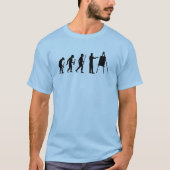 Funny Painting Evolution Silhouette T-shirt (Voorkant)