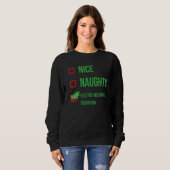 Funny Pajama Christm Trui (Voorkant volledig)