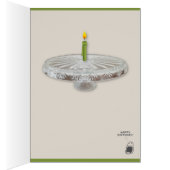 Funny "Paleo Birthday Cake" Birthday Kaart (Binnen (Rechts))