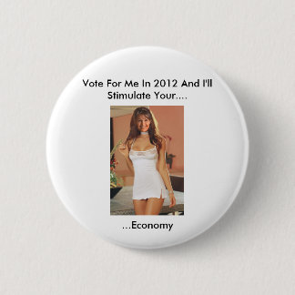 Funny Palin 2012 Button T Shirten (Anti Obama)