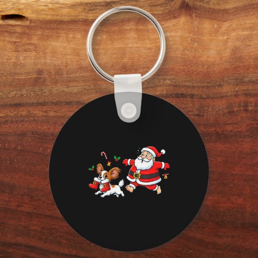 Funny Pallon Santa Claus Boots Christmas Womens Me Sleutelhanger (Voorkant)