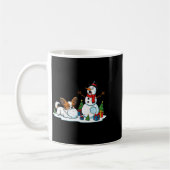 Funny Pallon Snowman Christmas Tree Xmas Womens Me Koffiemok (Links)
