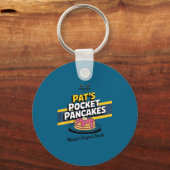 Funny Pancake Breakfast Saying  Sleutelhanger (Voorkant)