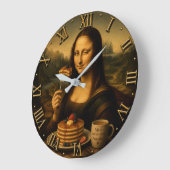 Funny Pancake Mona Lisa Grote Klok (Hoek)