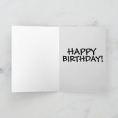 FUNNY PANCAKE SYRUP BIRTHDAY KAART (Binnen)