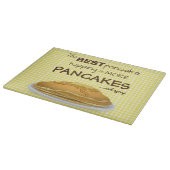 Funny Pancakes en Syrup Topping Quote Snijplank (Hoek)