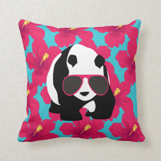 Funny Panda Beer Beach Bum Cool Sunbril Tropics Kussen