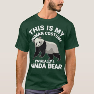 Funny Panda Beer Dierenvriend Halloween Zoo Gift 2 T-shirt
