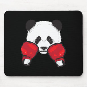 Funny Panda Boxing Cool Dierenvriend Handschoenen  Muismat