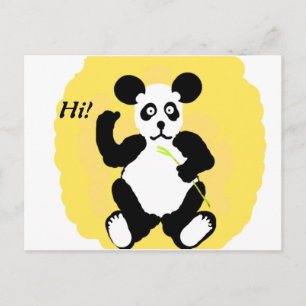 Funny Panda Briefkaart