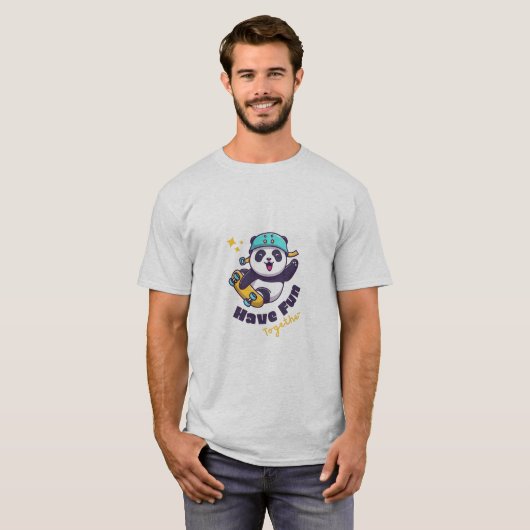Funny Panda Cute for Animals Lover T-shirt (Voorkant volledig)