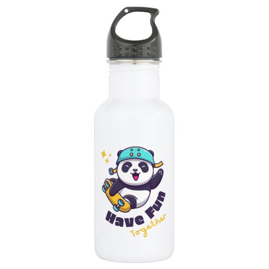 Funny Panda Cute for Animals Lover Waterfles (Voorkant)