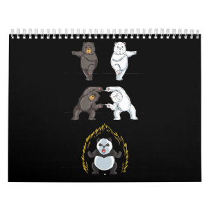 Funny Panda Cute Polar Beer Dierenvriend Kalender