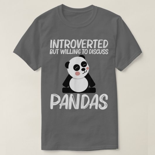 Funny Panda Design for Men Black White Beer T-shirt (Design voorkant)