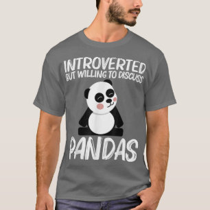 Funny Panda Design for Men Black White Beer T-shirt