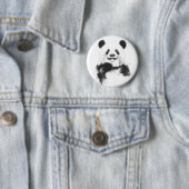 Funny panda ronde button 5,7 cm (In situ)