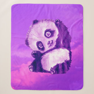 Funny Panda Sherpa Deken