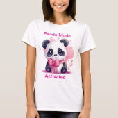 Funny Panda Shirt voor Vrouwen - Panda Mode geacti (Voorkant)