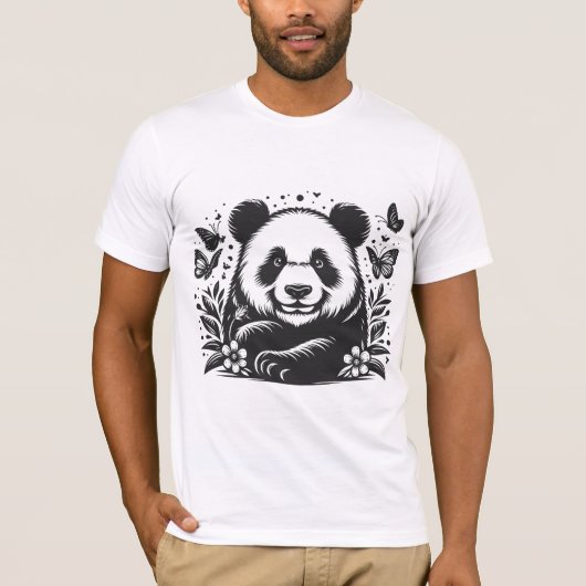 Funny Panda T-shirt (Voorkant)