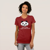 Funny Panda T-shirt (Voorkant volledig)