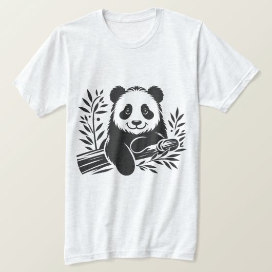 Funny Panda T-shirt (Design voorkant)